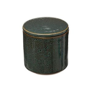 Δοχείο κεραμ.με καπάκι πραάσ.HARMONY Φ10