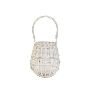 Φανάρι ξύλινο λευκό 20/29Χ30 00.07.7851