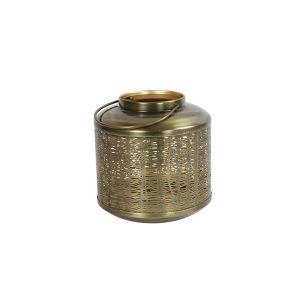 Φανάρι μεταλ. Χρυσό αντικέ 18Χ19CM 013.800206