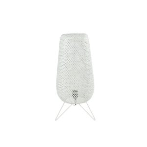 Φωτιστικό μεταλ.λευκή ψάθα 26