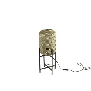 Φωτιστικό μεταλ.χρυσό σε τρίποδο 21Χ52