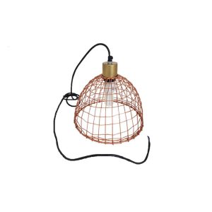 Φωτιστικό οροφής μεταλ.μπρονζέ 00.06.6105