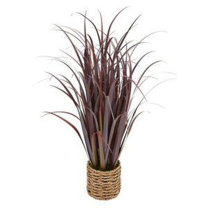 Φύλλα "Zya" μπορντώ σε κασπώ Η91cm 07.206550A