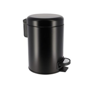 Κάδος απορ.ματ μαύρος 3LT  soft close/17x23x25.5cm 06.6543103