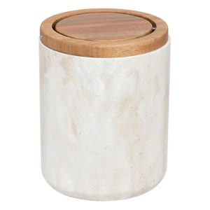 Κάδος μάρμαρο λευκό 1