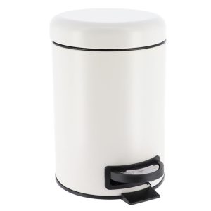 Κάδος απορριμάτων λευκός ματ/Soft close/ 3L /17x23xH25.5cm 06.6543100