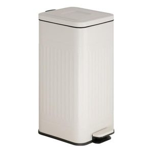 Κάδος απορριμμάτων λευκός μεταλ. 30l/35 x 27 x 58 cm 07.214560A