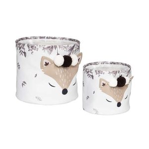 Καλάθι υφασμάτινο σχ.αλεπού σ/2(22Χ22+30Χ30) 07.174238B