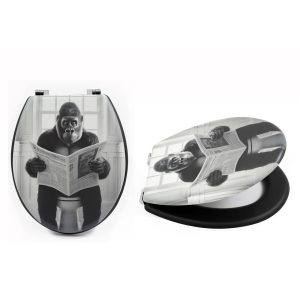 Καπάκι τουαλέτας "GORILLA" 45x36x5cm 014.BM0295