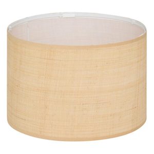 Καπέλο φωτιστικού πτυσ.RAFFIA μπεζ Φ30x20cm 07.213782E