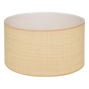 Καπέλο φωτιστικού πτυσ.RAFFIA μπεζ Φ40x23cm 07.213783E