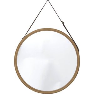Καθρέπτης κρεμ.bamboo  Φ38 H51cm 06.8560195