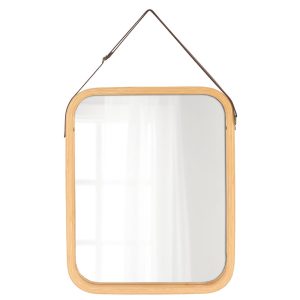 Καθρέπτης τοίχου bamboo φυσικό 42x34cm 06.8562195