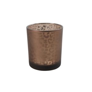 Κηροπήγιο γυαλ.καφέ bliss 8