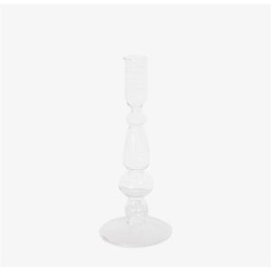 Κηροπήγιο γυάλ. Μονόκερο διάφανο Φ8