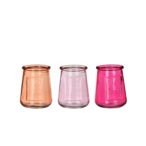 Κηροπήγιο γυαλ.χρωμ.SURI 7.6Χ9.5 02.121310