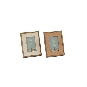 Κορνίζα κοτλέ ύφασμα/ξύλο 2χρωμ.10x15cm 014.PH2503