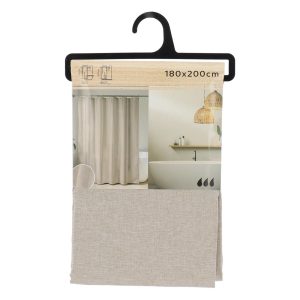 Κουρτίνα μπάνιου 180Χ200 taupe 06.1221165