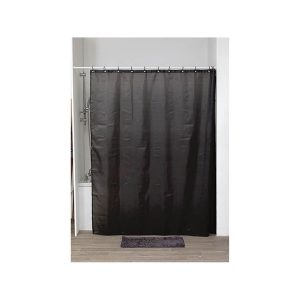 Κουρτίνα μπάνιου polyester BLACK 180Χ200 06.1204103