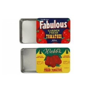 κουτί μεταλ.με καπάκι TOMATO 2σχ./9x12x3.5 cm 014.OR8056