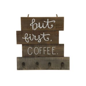 Κρεμάστρα ξύλινη τοίχου φυσικό χρ 38Χ38 013.786797