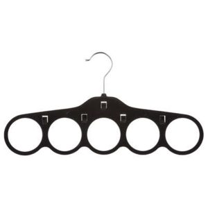 Κρεμάστρα μαύρη για κασκόλ-γραβάτες 41x0