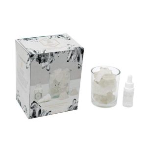 Κρύσταλλοι αρωματ.σε ποτήρι με λαδάκι clear 280gr 014.FR1524