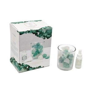 Κρύσταλλοι αρωματ.σε ποτήρι με λαδάκι green 280gr 014.FR1523