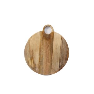 Ξύλο κοπής mango στρογγ. 40x44cm 014.KG3208