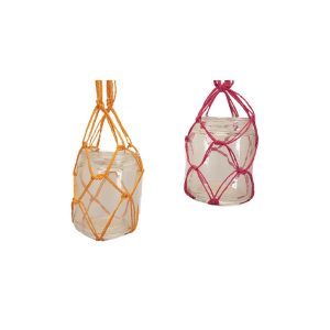 Μακραμέ χρωμ.με κηροπήγιο 8Χ10 3χρ. 02.224776