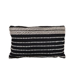 Μαξιλάρι βαμβ.μαύρο σχ. 30Χ50 00.02.23523