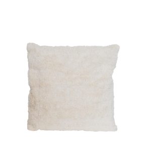 Μαξιλάρι βελούδινο μπουκλέ εκρού 45Χ45cm 00.02.23125