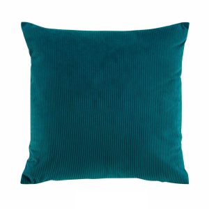 Μαξιλάρι βελούδινο πετρόλ 40x40cm 027.1611456