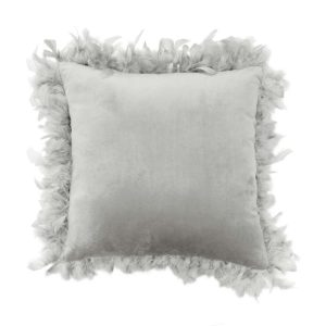 Μαξιλάρι γκρι με πούπουλα 40x40cm 027.1609665