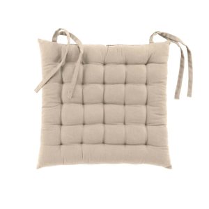 Μαξιλάρι καρέκλας RECYCLED COTTON μπεζ 38x38cm 027.1612173