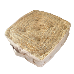 Μαξιλάρι matress βαμβ.εκρού με γιουτα 40Χ40Χ15 00.02.23528