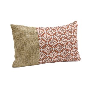 Μαξιλάρι μπορντώ χρ.με λινάτσα 30Χ50 014.OL0291