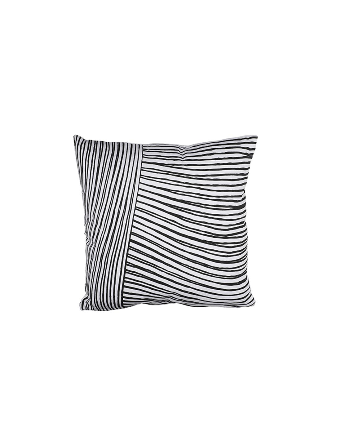 Μαξιλάρι stripes μαύρο 45Χ45 02.1064335