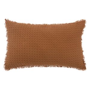Μαξιλάρι "WAFFLE" καφέ 30x50cm 07.201960B