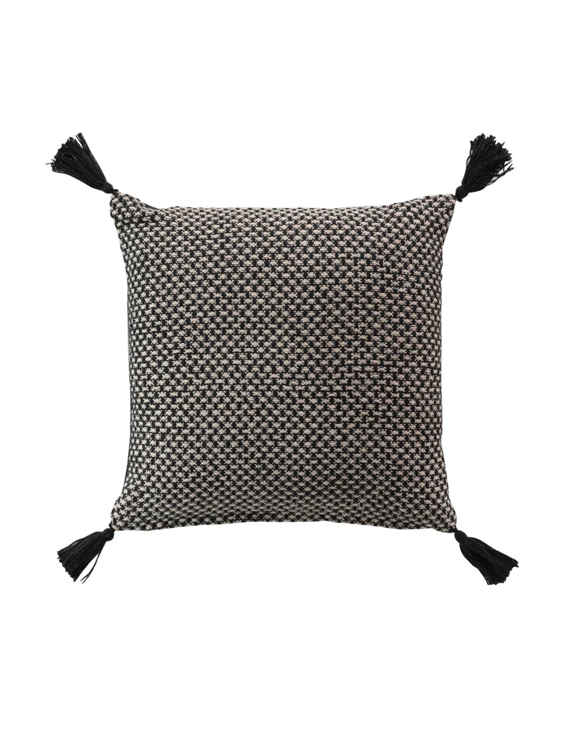 Μαξιλάρι υφαντό βαμβακερό γκρι 40Χ40cm 027.1612060