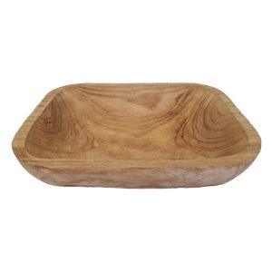 Μπωλ ξυλ.Paulownia 35X26X10εκ. 00.07.7503