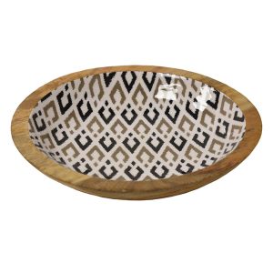 Μπωλ mango enamel patch μαύρο Φ29Χ6 00.07.7467B