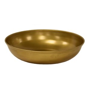 Μπωλ μεταλ.χρυσό 22Χ5