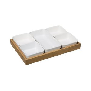 Μπωλ πορσ.Χ5 σε βάση bamboo 28Χ18