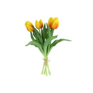 Μπουκέτο τουλίπες  κιτρινη/πορτοκαλί 28εκ. 013.802413