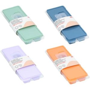 Παγοθήκη πλαστ.12θέσεων 4χρώματα 26x9