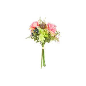 Παιώνια/ορτανσία ροζ μπουκέτο 30εκ. 013.830341