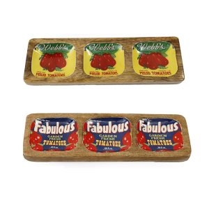 Πιατέλα mango "TOMATOES" 30x10cm 014.KG3943