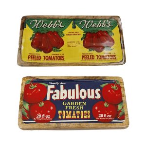 Πιατέλα mango "TOMATOES" 40x19cm 014.KG3944