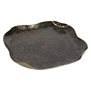 Πιατέλα μεταλ. Μαύρη Φ38 Η4cm 013.806048